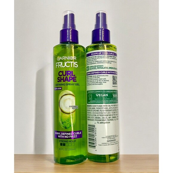 2pk Garnier Fructis Style Curl Shape Defining Spray Gel for No Frizz, 8.5 Fl Oz - Picture 1 of 1